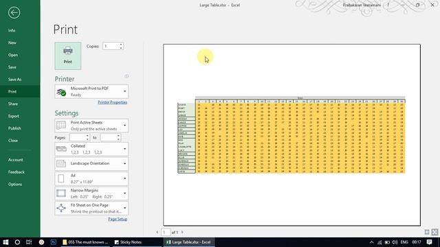 The top 10 Excel tips you should know before printing an excel sheet | Excel Tamil - Part 2 смотреть онлайн