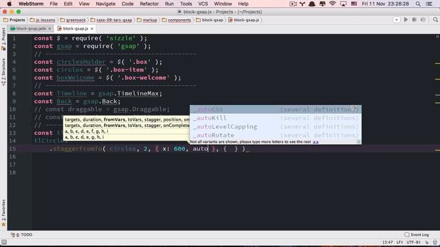 GreenSock - 11 - TweenMax смотреть онлайн
