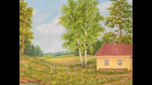 ''Домик у пруда''2023г(авторская,холст,масло)