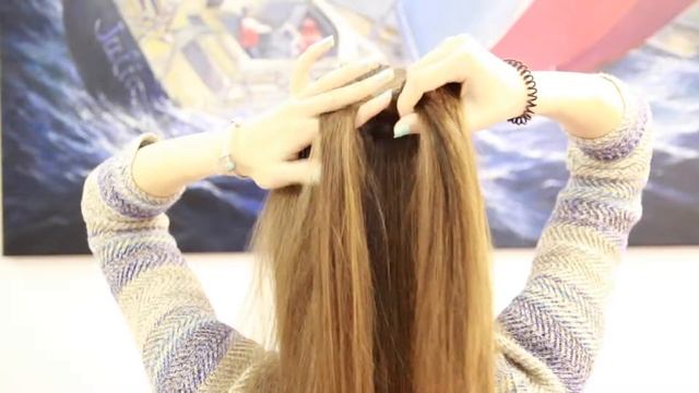 DIY Как сделать себе прическу "французская коса" смотреть онлайн