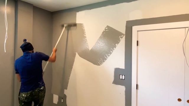 Painting with a 18 inches roller смотреть онлайн