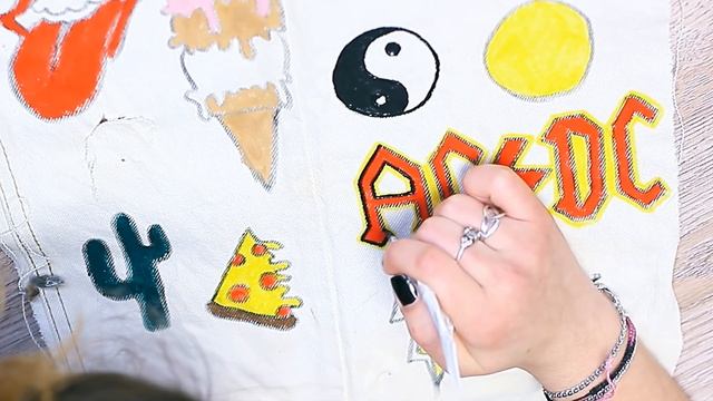 DIY: Tumblr SHORTS/НАШИВКИ(ПАТЧИ) СВОИМИ РУКАМИ|Fosssaa смотреть онлайн