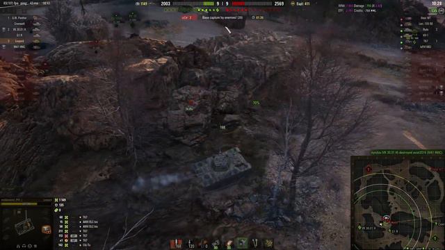 VK 16.02 Leopard Just normal battle 3K DMG 1755 EXP | World of Tanks gameplay смотреть онлайн