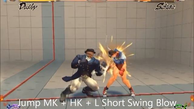 Super Street Fighter IV AE - Dudley Combos Video With Input [By BubleyPonj] смотреть онлайн