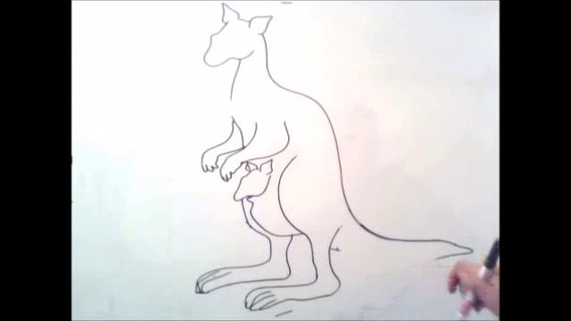 kак нарисовать кенгуру смотреть онлайн