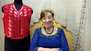 Жилет из кожи "Штрихи". Мастер-класс по вязанию крючком от О. С. Литвиной.