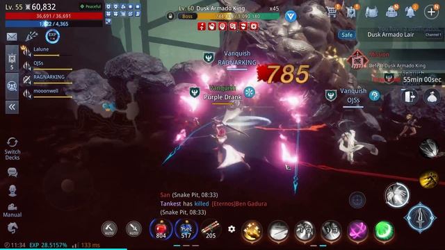 MIR4 - Dusk Armado King Raid Guide смотреть онлайн