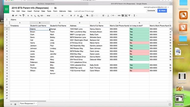 Google Spreadsheets to Google Docs смотреть онлайн