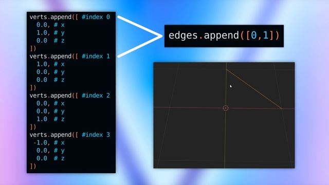 How to Make Meshes with Python in Blender! смотреть онлайн