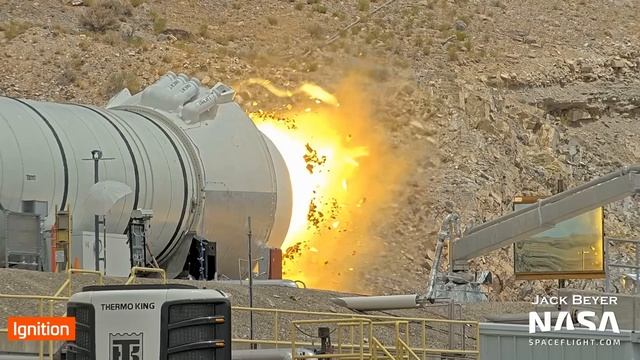 World's Largest Solid Rocket Booster Static Fired for SLS and Artemis смотреть онлайн