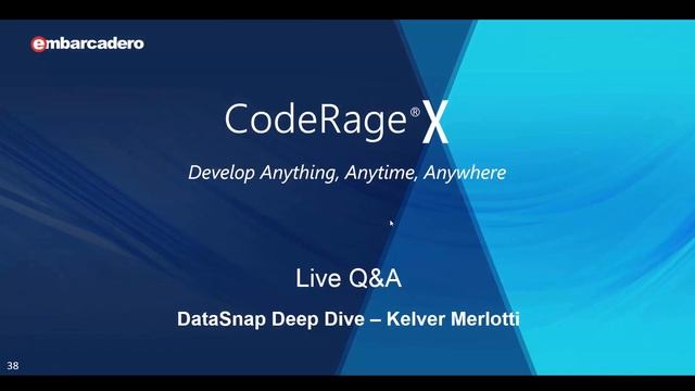 12 - DataSnap Deep Dive: Building N-Tier Applications смотреть онлайн