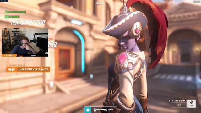 A classic Widow 76 POTG | Overwatch 2 смотреть онлайн