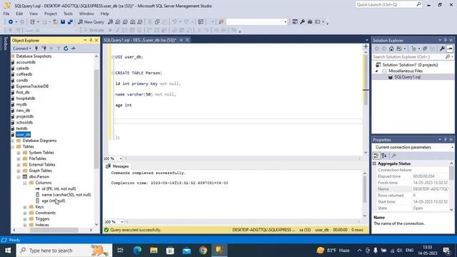 How to Create a table (Insert, Update, Delete) Using SQL Server Management Studio 2019 смотреть онлайн