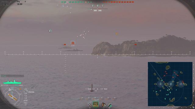 World of Warships - My first salvo in a fuso! смотреть онлайн