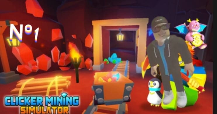 Майнинг Кликер в Roblox играю