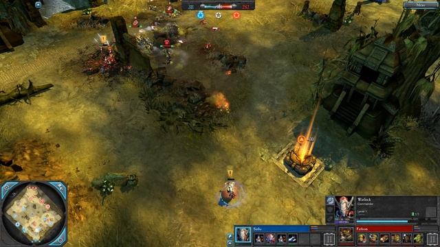 Warhammer 40k Sasha (WL) vs Fathom (MB) Dawn of War 2 Retribution (Elite Mod 2.9.8.1) смотреть онлайн