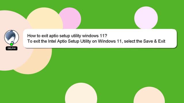 How to exit aptio setup utility windows 11? смотреть онлайн