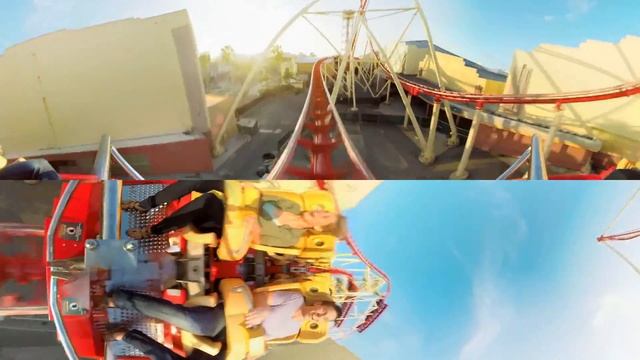 Американские горки для очков виртуальной реальности 3D video360 4k видео 360 градусов vr смотреть онлайн