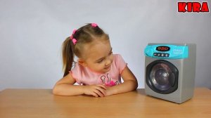 Стиральная машина Плей Хоум Washing Machine Play Home канал Кира channel Kira
