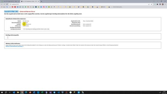 Solved: HTTP-Fehler 500.19 - Internal Server Error 0x8007000d IIS Web Core смотреть онлайн
