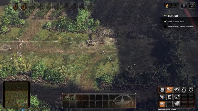 Battle #2: Hedgerows Battles! - Sudden Strike 4 - Allied Campaign Gameplay смотреть онлайн