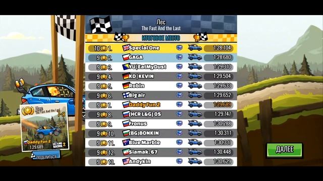 Тачка всех времен и народов РАЛЛИЙНАЯ - новое событие для НОВИЧКОВ в Hill Climb Racing 2 смотреть онлайн