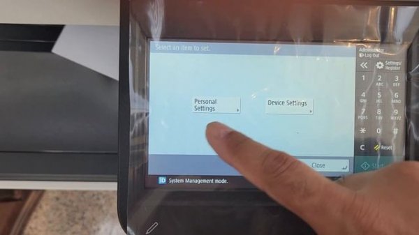 Canon Copier image RUNNER C3226i Network Setting || New Machine Installation Setup Step by Step