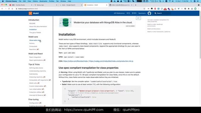 闲暇在家学习前端编程技术 - React Mobx смотреть онлайн