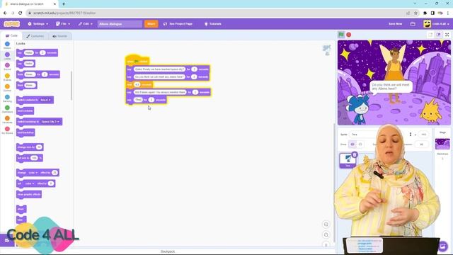 Explore and learn new blocks in Scratch by creating your First project. Happy coding . смотреть онлайн