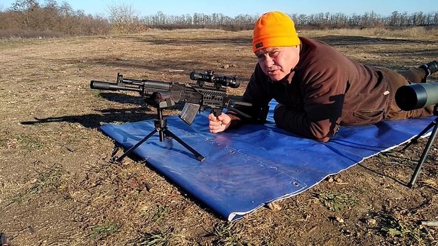 T-Eagle Revenge 1.5-5x20 IR. Тестируем сетку прицела до 300 метров. смотреть онлайн