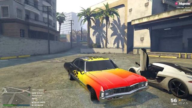 РЕАЛЬНАЯ ТАЧКА ГАНГСТЕРА ИЗ ЛОС АНДЖЕЛЕСА!!! - ОРЕЛ И РЕШКА: GTA 5 ONLINE смотреть онлайн