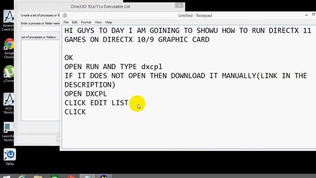 HOW TO RUN DIRECTX 11 GAMES ON DIRECTX 10/9 GRAPHIC CARD (AC UNITY) (WORKS 100%) смотреть онлайн