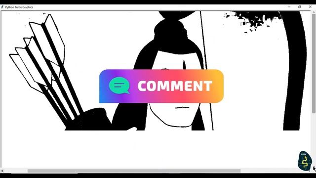 Lord Ram Anime Using Python Sketchpy Code | Python Programming Hub смотреть онлайн