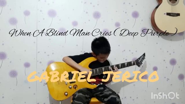Deep Purple - When a blind man cries -solo guitar cover смотреть онлайн