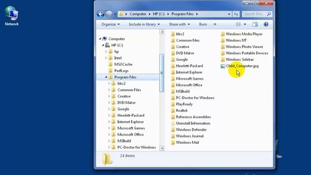 Windows 7: Windows Explorer смотреть онлайн