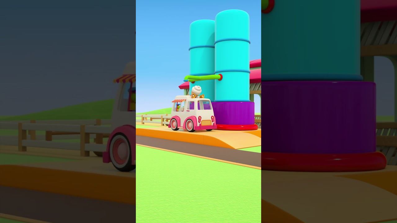 Машинки МУЛЬТИК про фургон с мороженым Мультфильм МАШИНЫ ПОМОЩНИКИ #мультик #машиныпомощники смотреть онлайн