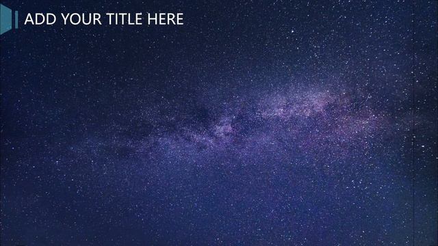 Purple starry sky business universal PowerPoint template Free download смотреть онлайн