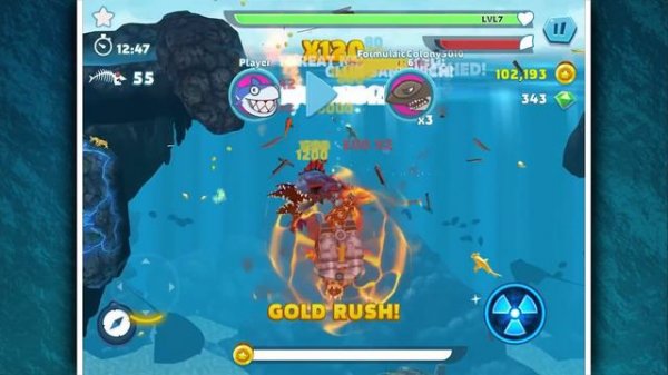 New MAGMA GODZILLA SHARK Unlocked!!! - Hungry Shark Evolution | HD