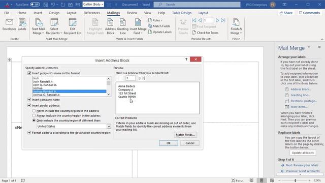 How to Mail Merge Label using MS Access and Word - Office 365 смотреть онлайн