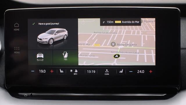 ŠKODA OCTAVIA: How to use 3-Zone air conditioning смотреть онлайн