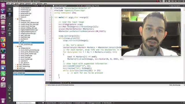 4. Aruco Simple Example Code on Video and Detection modes смотреть онлайн