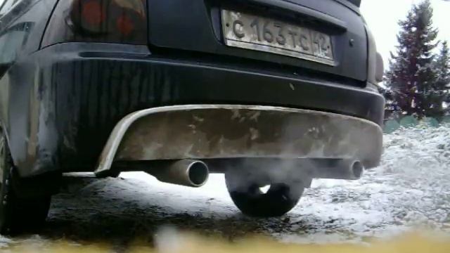 раздвоенный выхлоп NEX