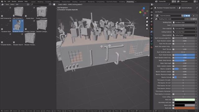 Cool Building Generators for Blender, Both Free and Paid смотреть онлайн