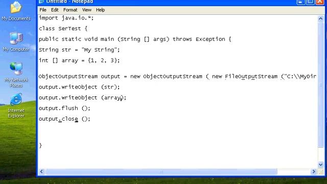 Урок №119. Java. Сериализация. ObjectOutputStream смотреть онлайн
