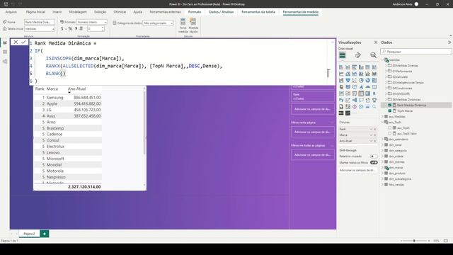 Curso Completo de Power BI | Aula 36 - Criando um TOPN dinâmico смотреть онлайн