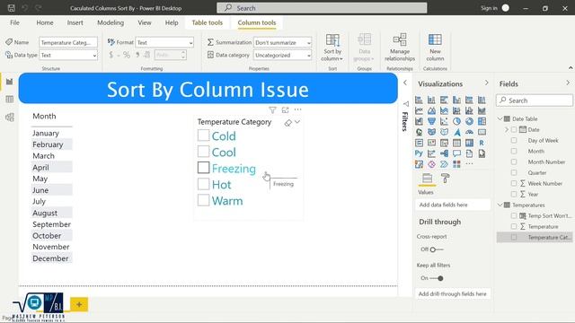 [Power BI] ? Sort By Column And Issues That May Arise смотреть онлайн