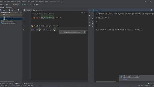 Python Modules الاستدعاءات واعادة استخدام الكود فى لغة بايثون смотреть онлайн