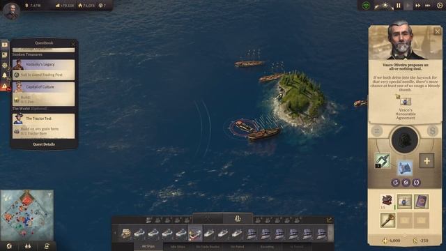 Anno 1800 ULTIMATE - TREASURES || Part 44 || HARD AI & Pirates || 65 MODS | ALL DLCs смотреть онлайн