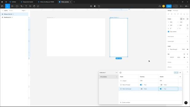HEADER RESPONSIVE DANS FIGMA смотреть онлайн