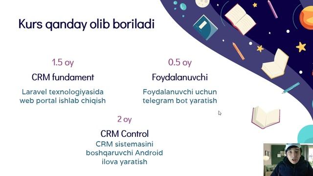 CRM Sistemasi - Online Kurslar - O'zbek Tilida - Ochiq Dars - Programmer UZ